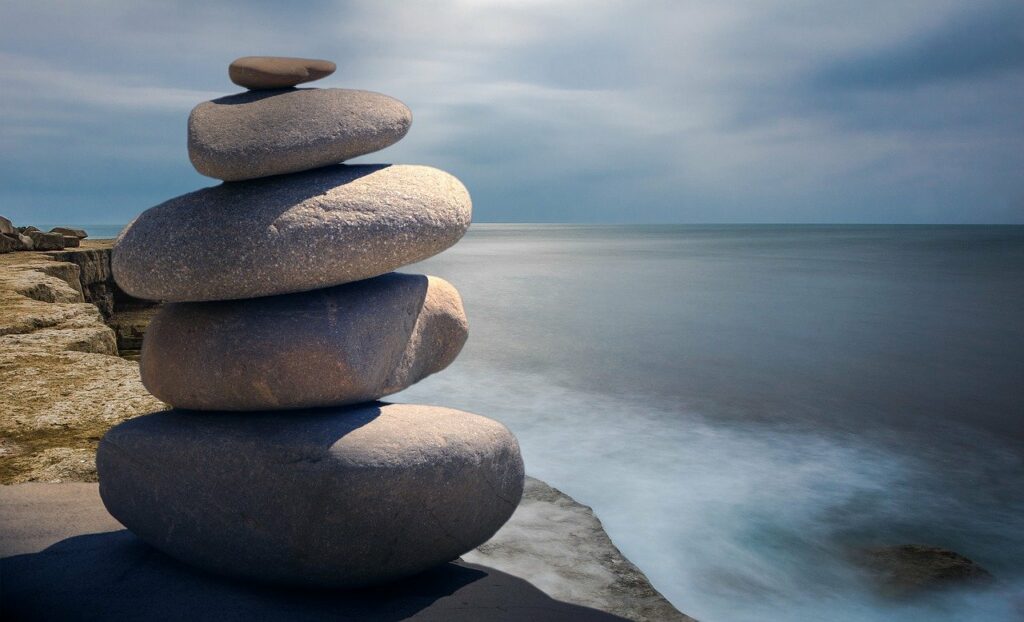 feng shui, zen, stones